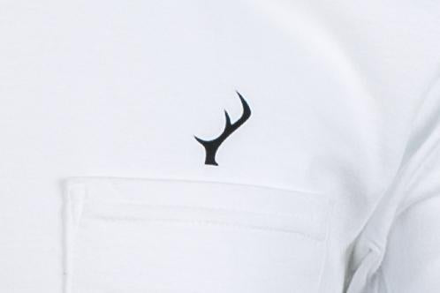 Men's T-Shirt - White Pocket Logo