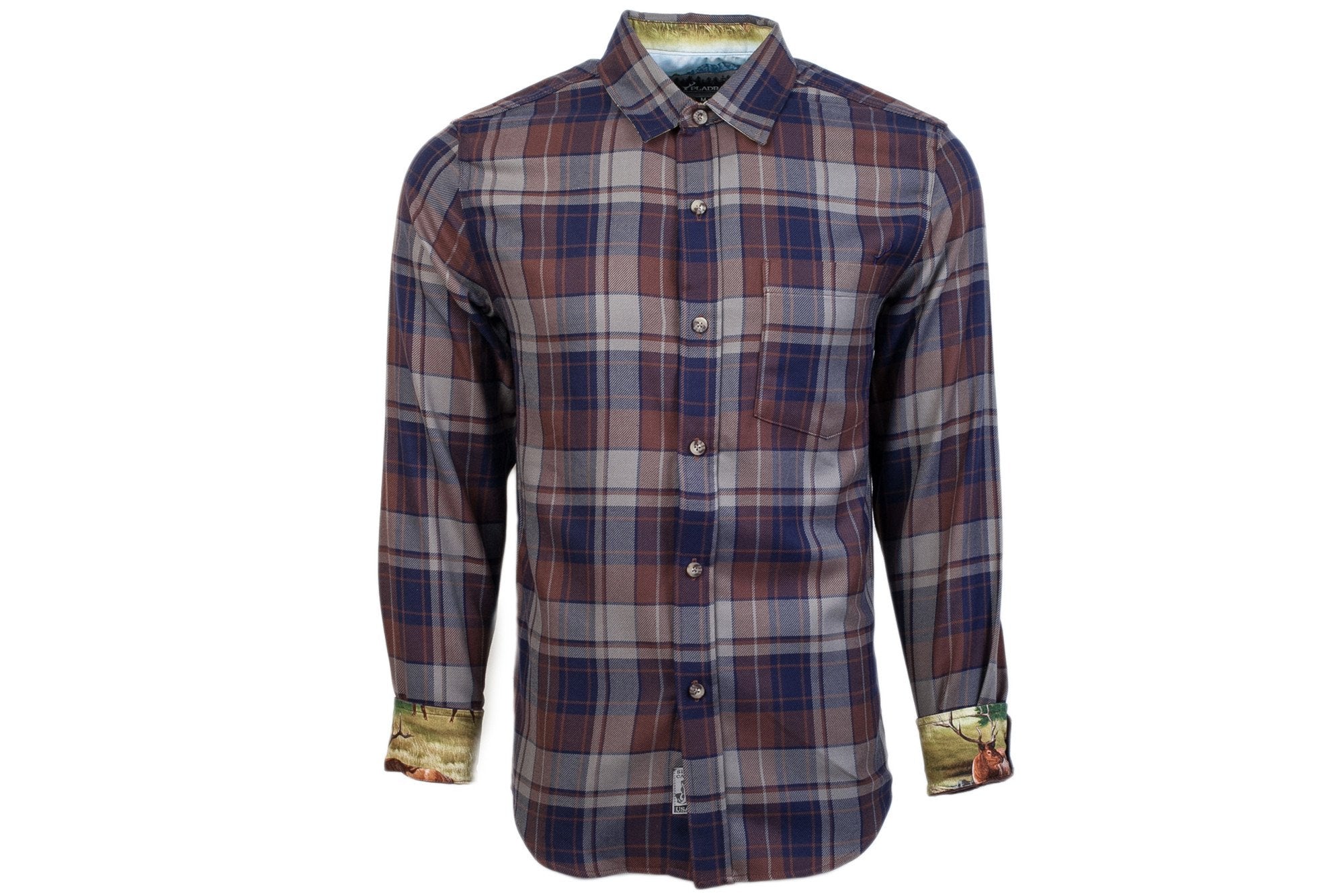 Men's Elli - Bark Brown Flannel