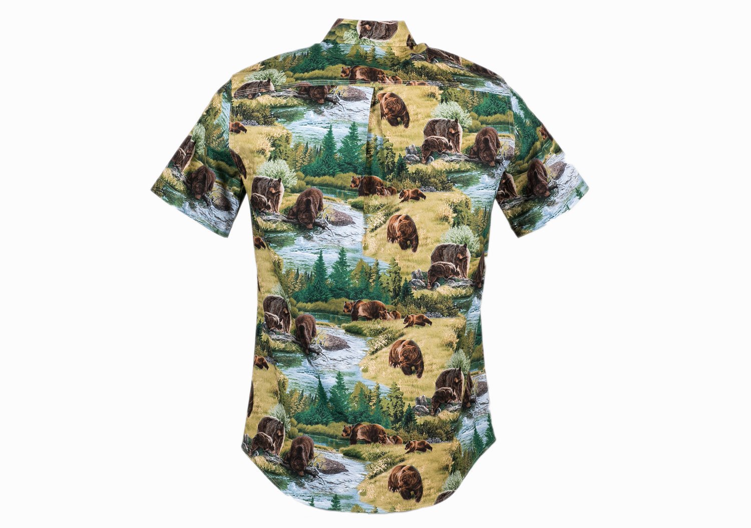 Men's S/S- Printed Grizzly