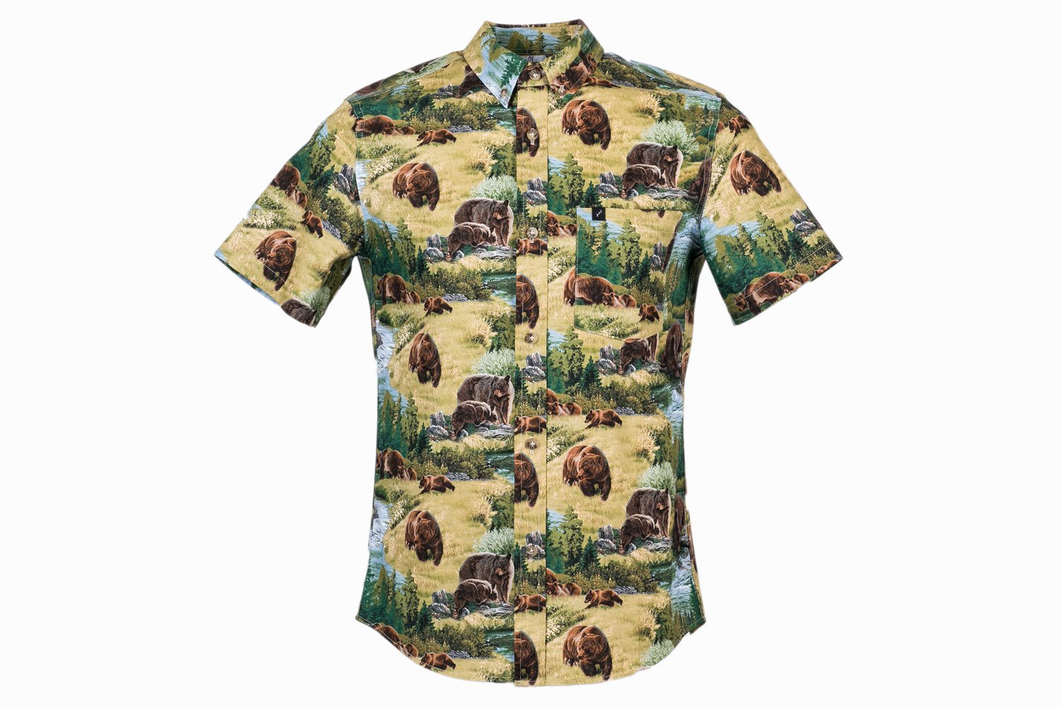 Men's S/S- Printed Grizzly