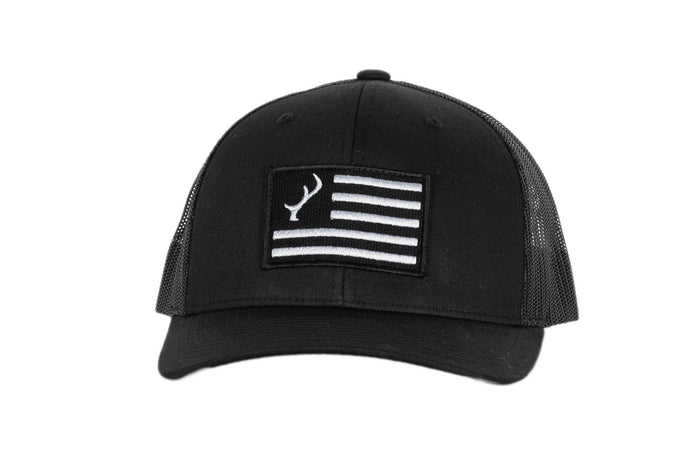 Black Flag Logo Snapback Hat