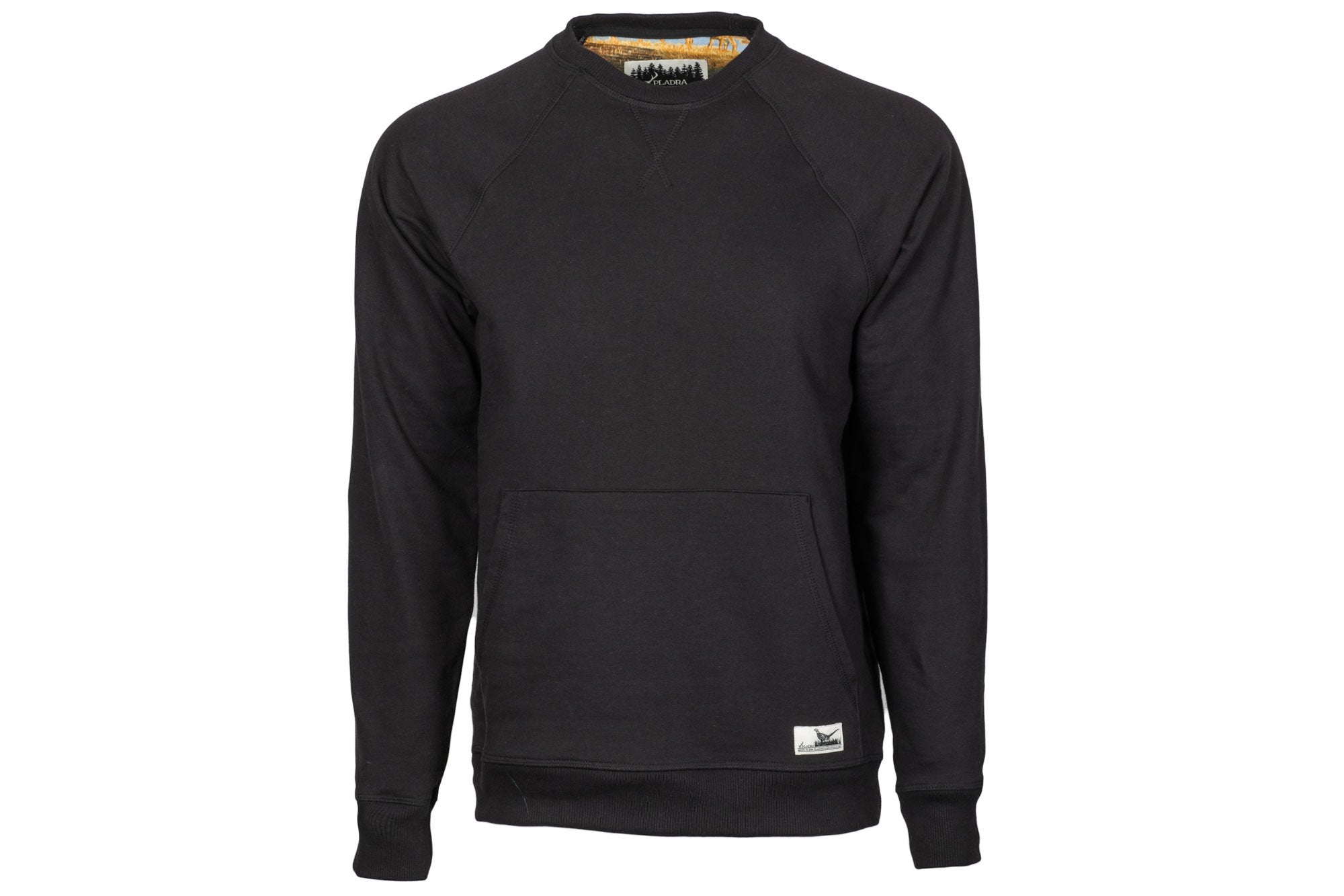 Men's Onyx Black Pocket Crew Sweatshirt