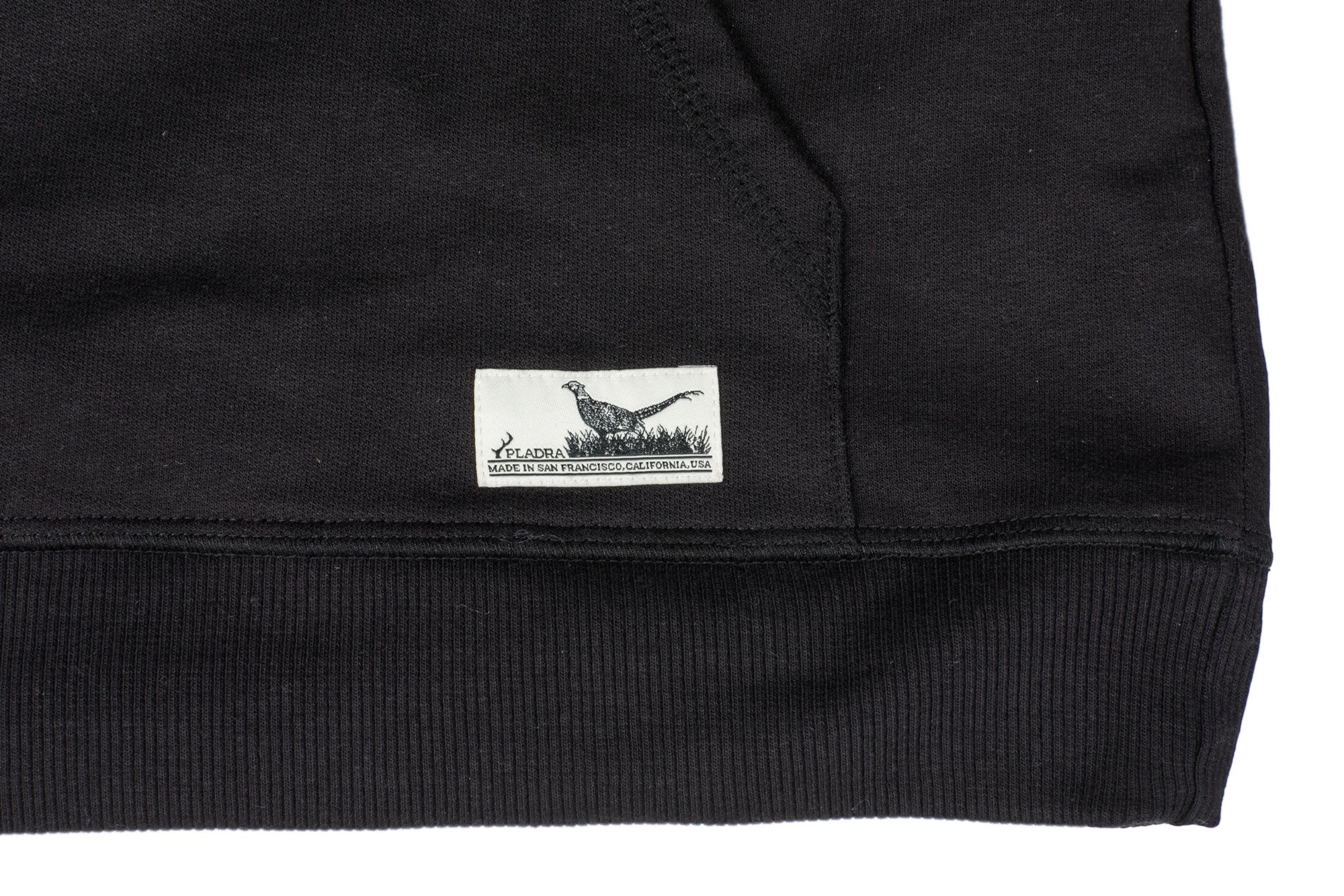 Men's Onyx Black Pocket Crew Sweatshirt