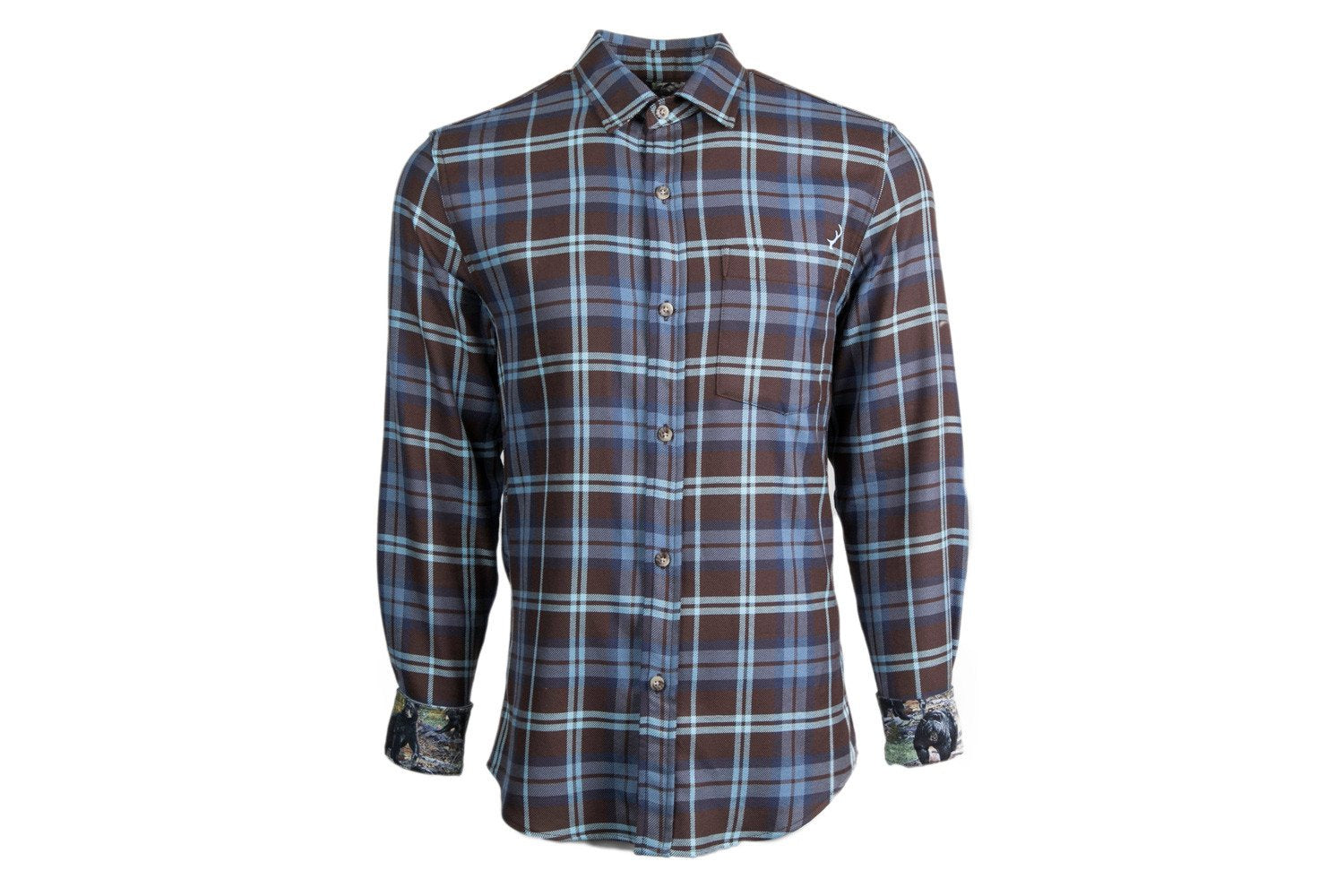 Men's Elli - Cazadero Brown Flannel