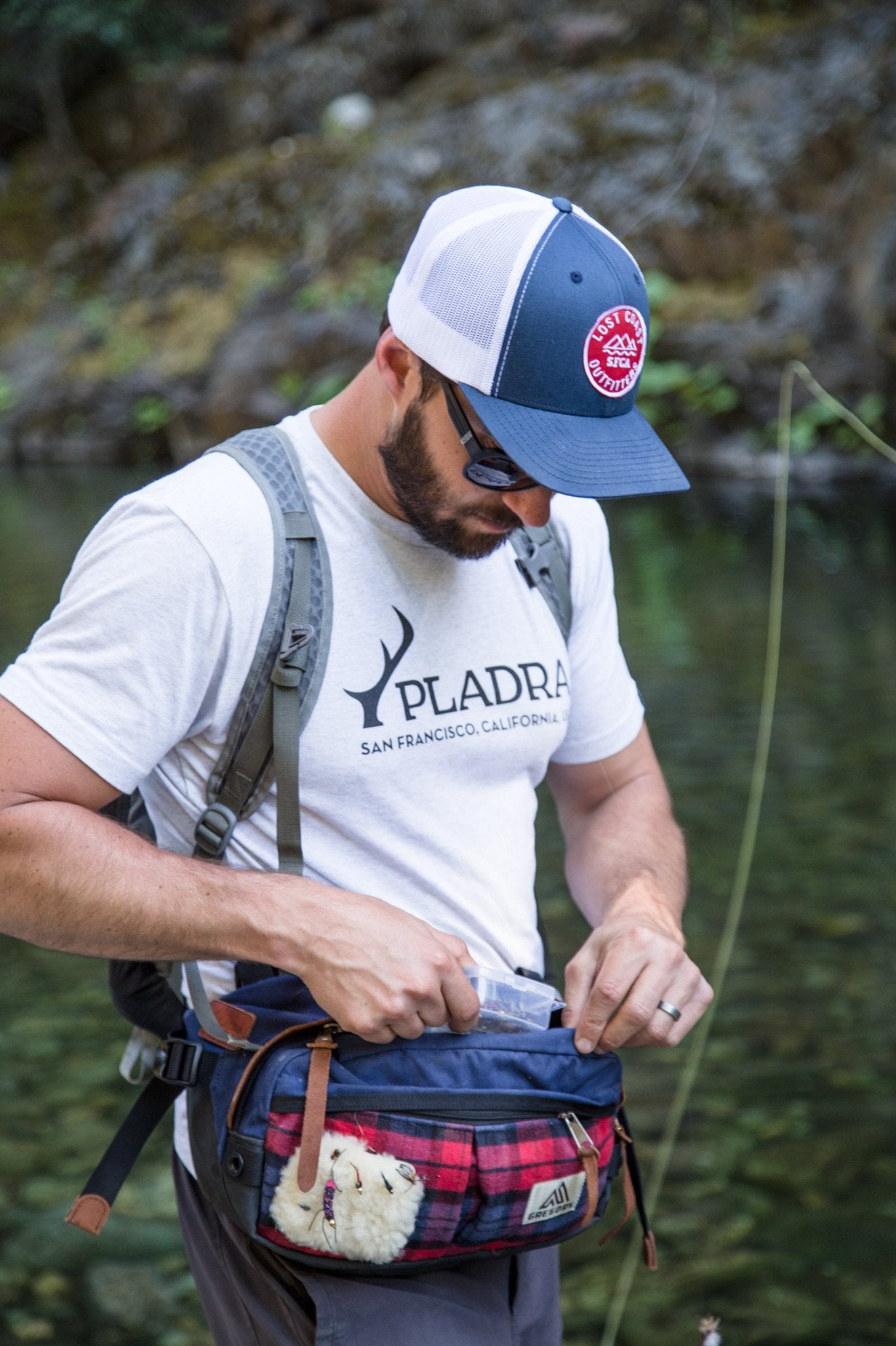 Men's T-Shirt - Light Heather Grey Logo