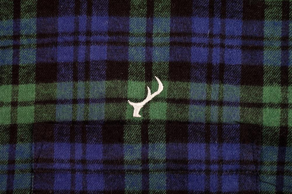 Men's Elli - Forest Blue Flannel