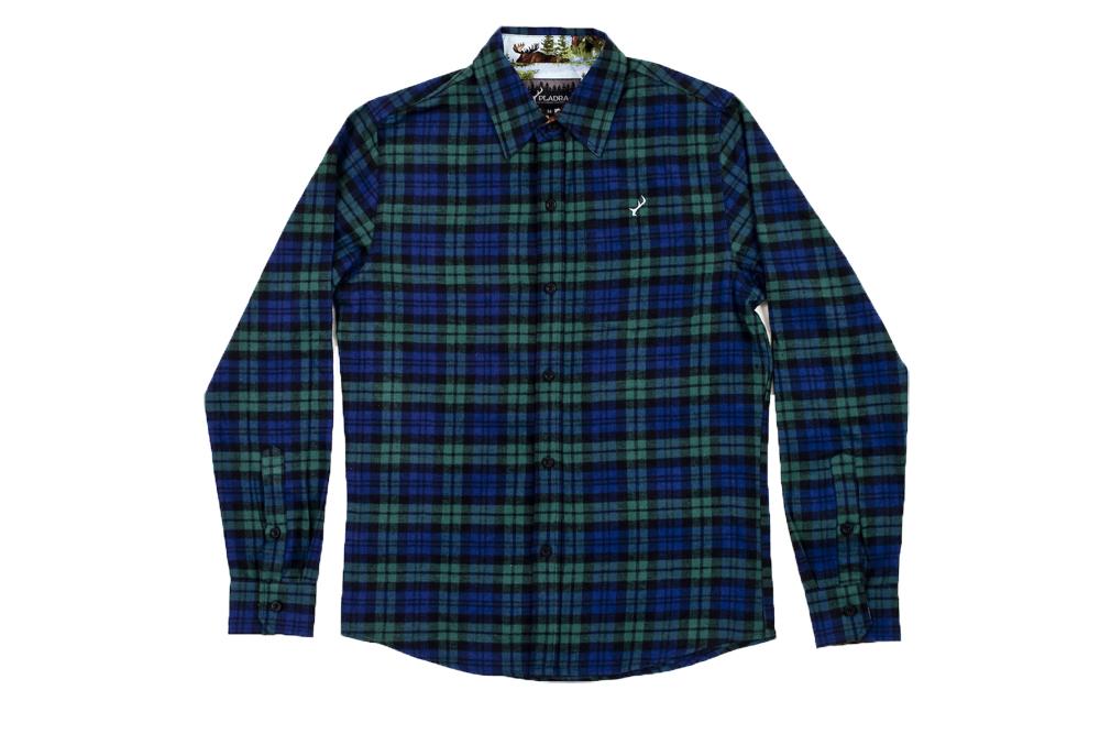 Men's Elli - Forest Blue Flannel