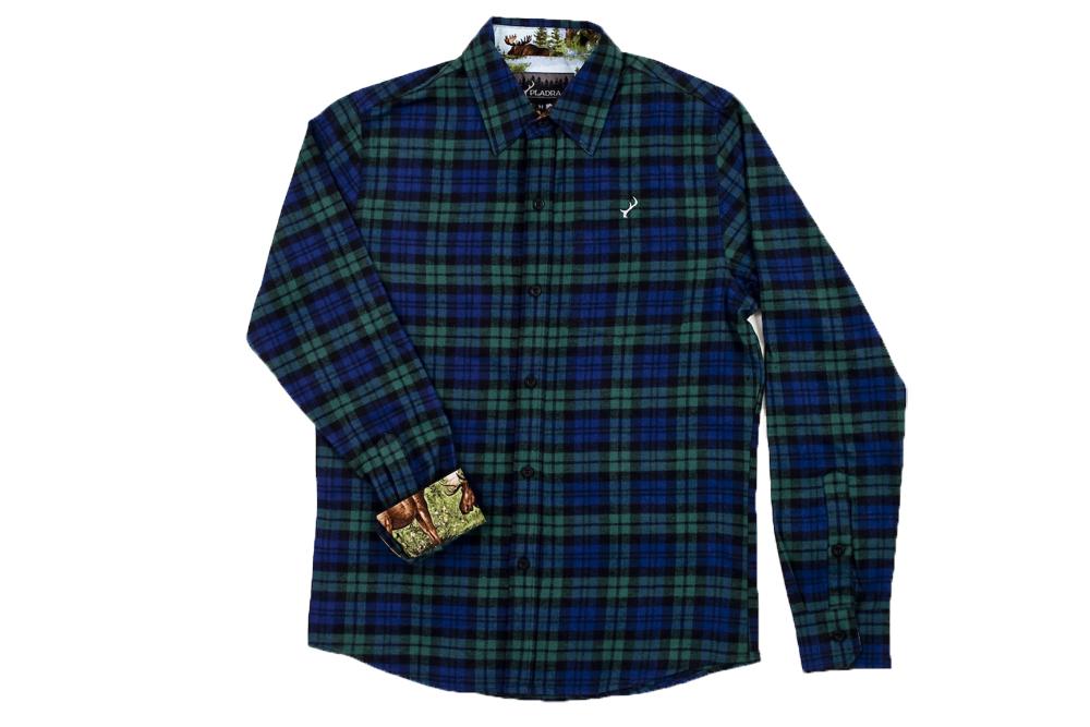 Men's Elli - Forest Blue Flannel