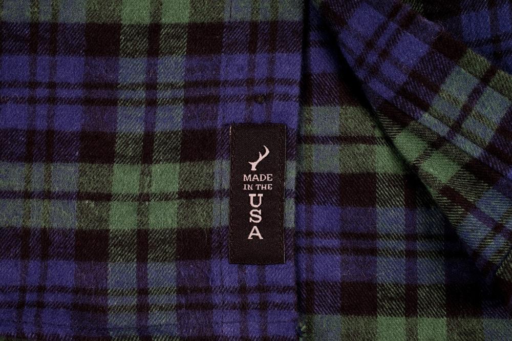 Men's Elli - Forest Blue Flannel