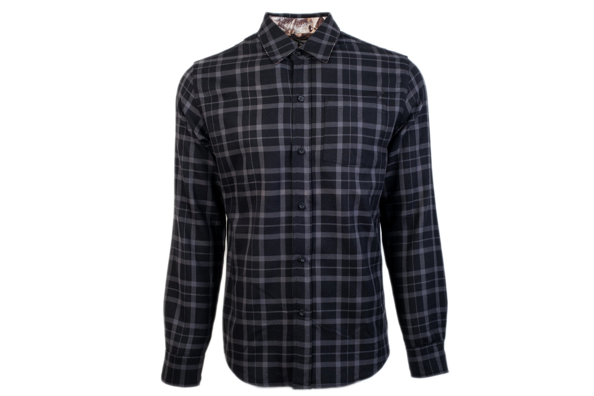 Men's Elli - Granite Black Flannel