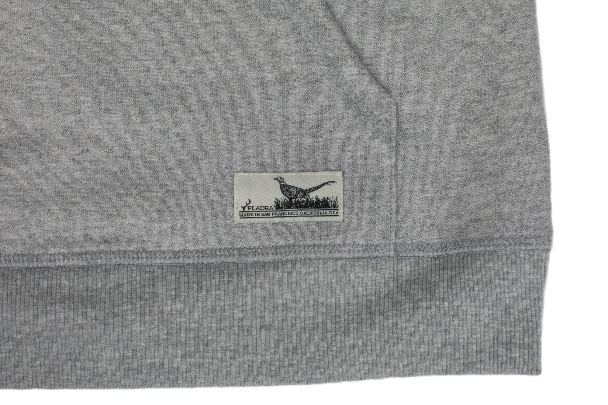 Men's Ash Grey Pocket Crew Sweatshirt