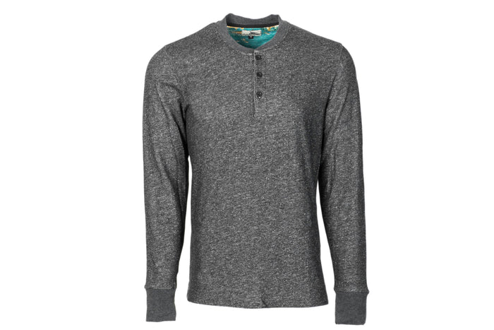 Men's Charcoal Grey Heather Henley