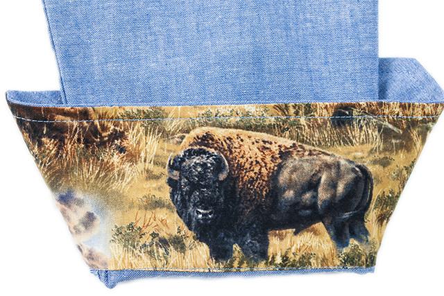 Men's Moonshine Blue Chambray - Elbow Patch