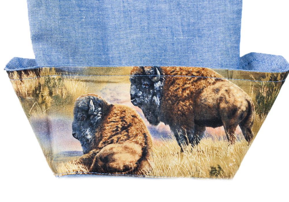 Men's Moonshine Blue Chambray - Shoulder Patch