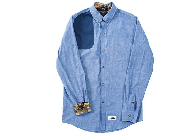 Men's Moonshine Blue Chambray - Shoulder Patch