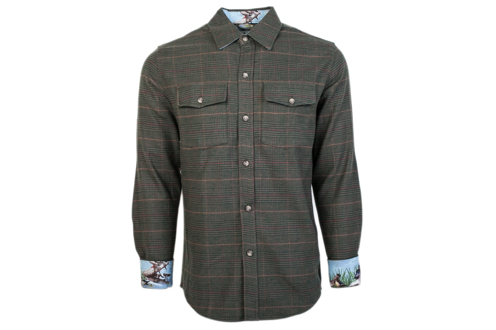 Men's Leon - Old Green Flannel