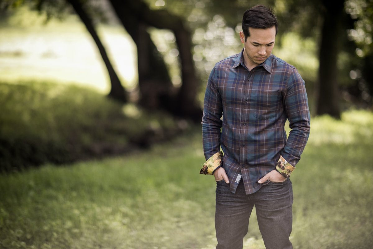 Men's Elli - Olympic Brown Flannel