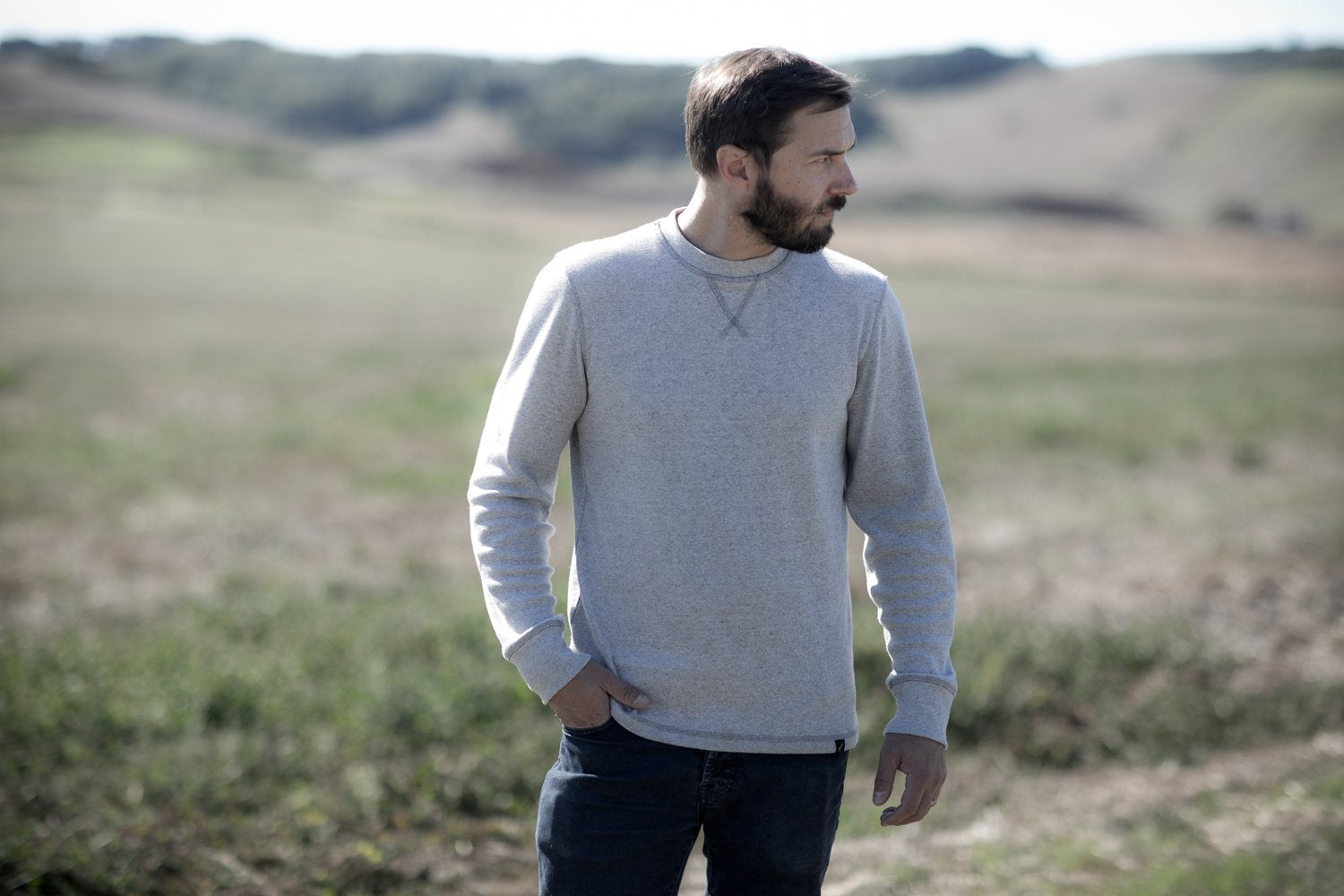 Men's Stinson Grey Crew Neck