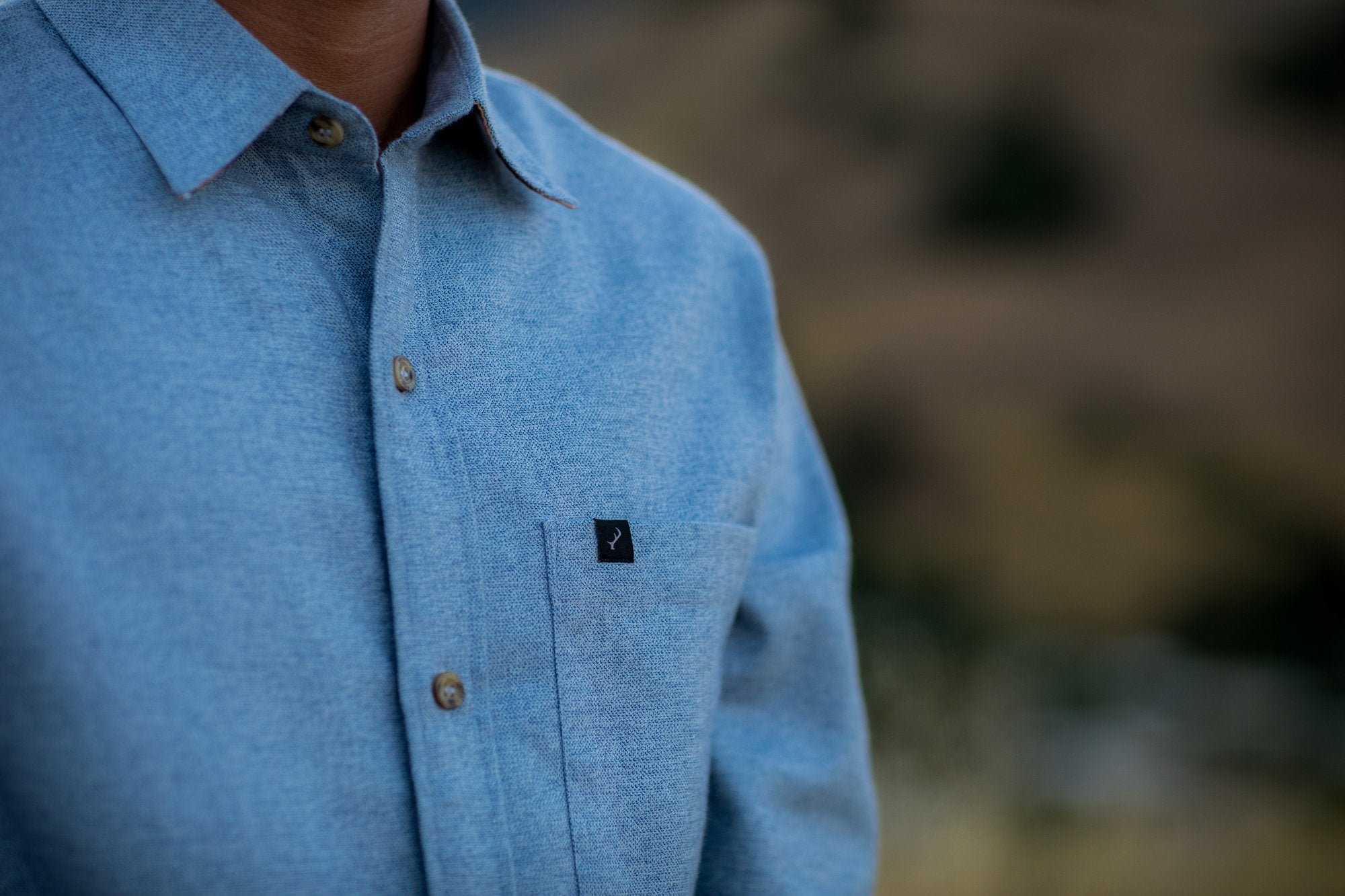 Men's Cascade Shirt - Dusty Blue