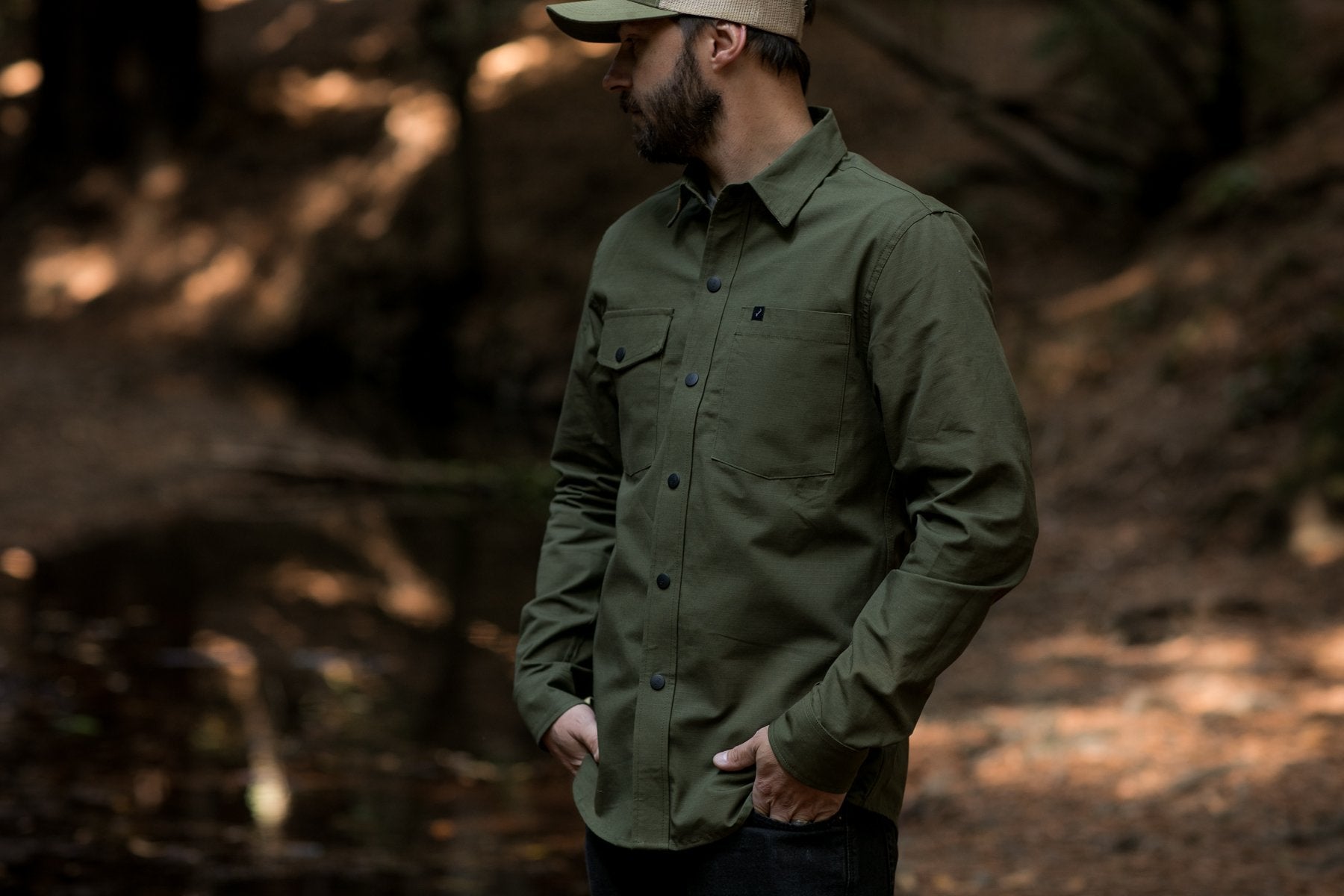 Men's Ranger Ripstop Shirt - Olive Green