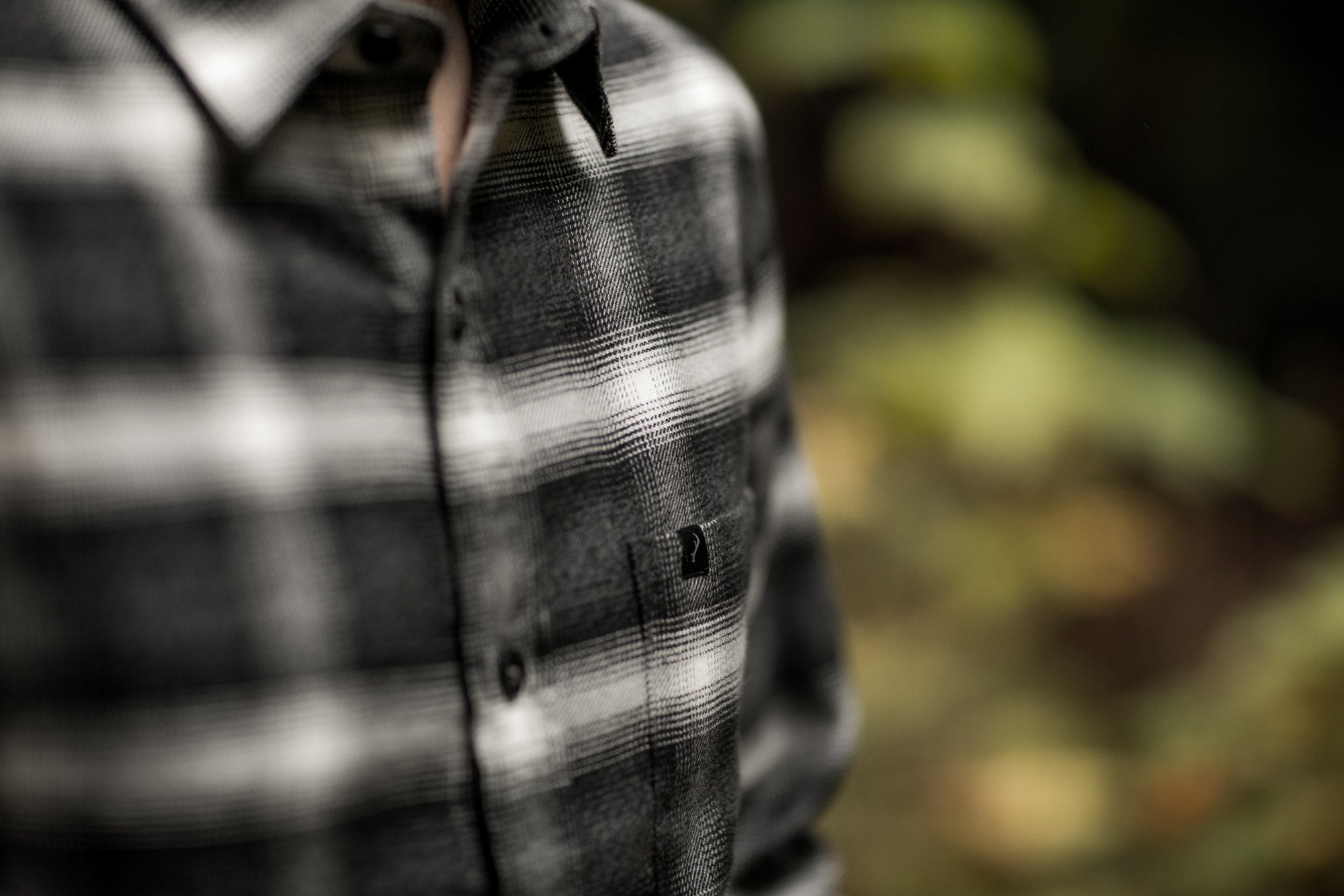 Men's Elli - Obsidian Black Flannel