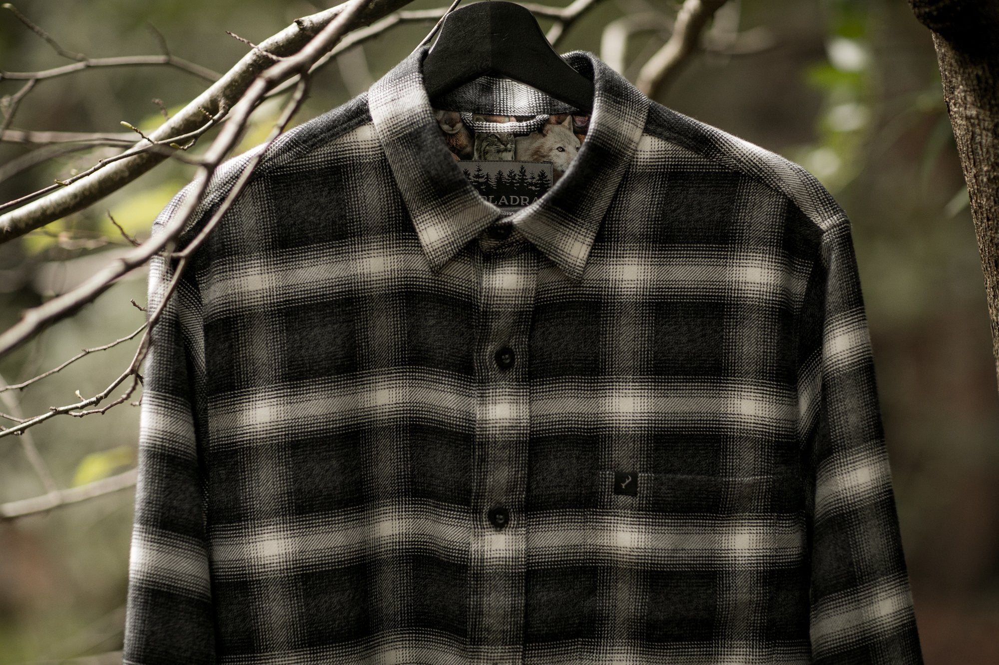 Men's Elli - Obsidian Black Flannel