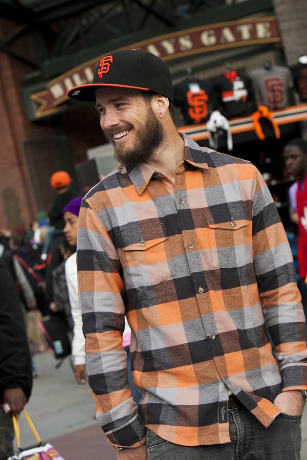 Men's Leon - Giant Orange Flannel