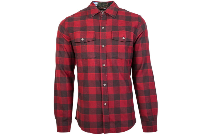 Men's Leon - Rust Red Flannel