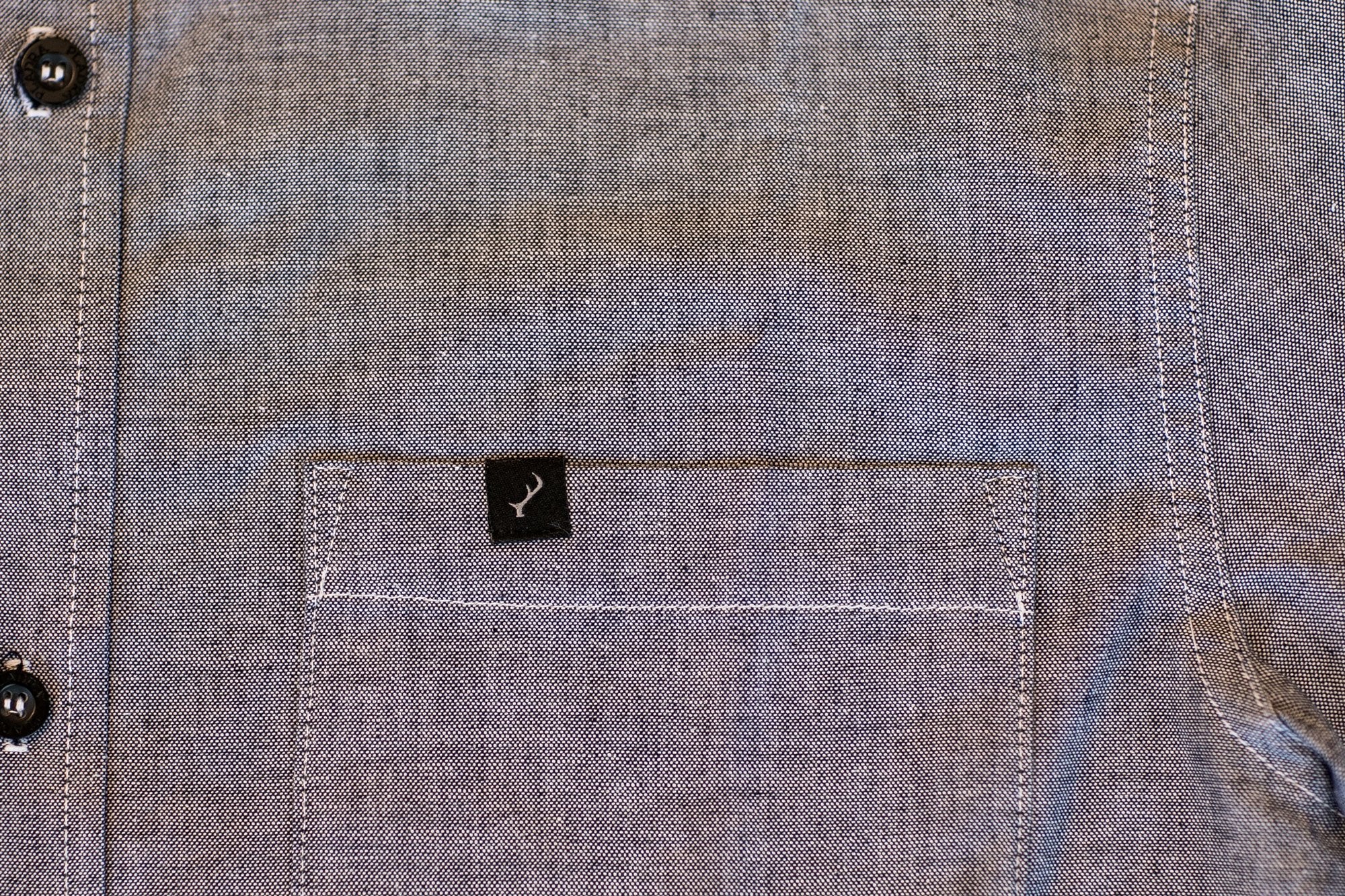 Men's Elli - Indigo Slate Blue Chambray