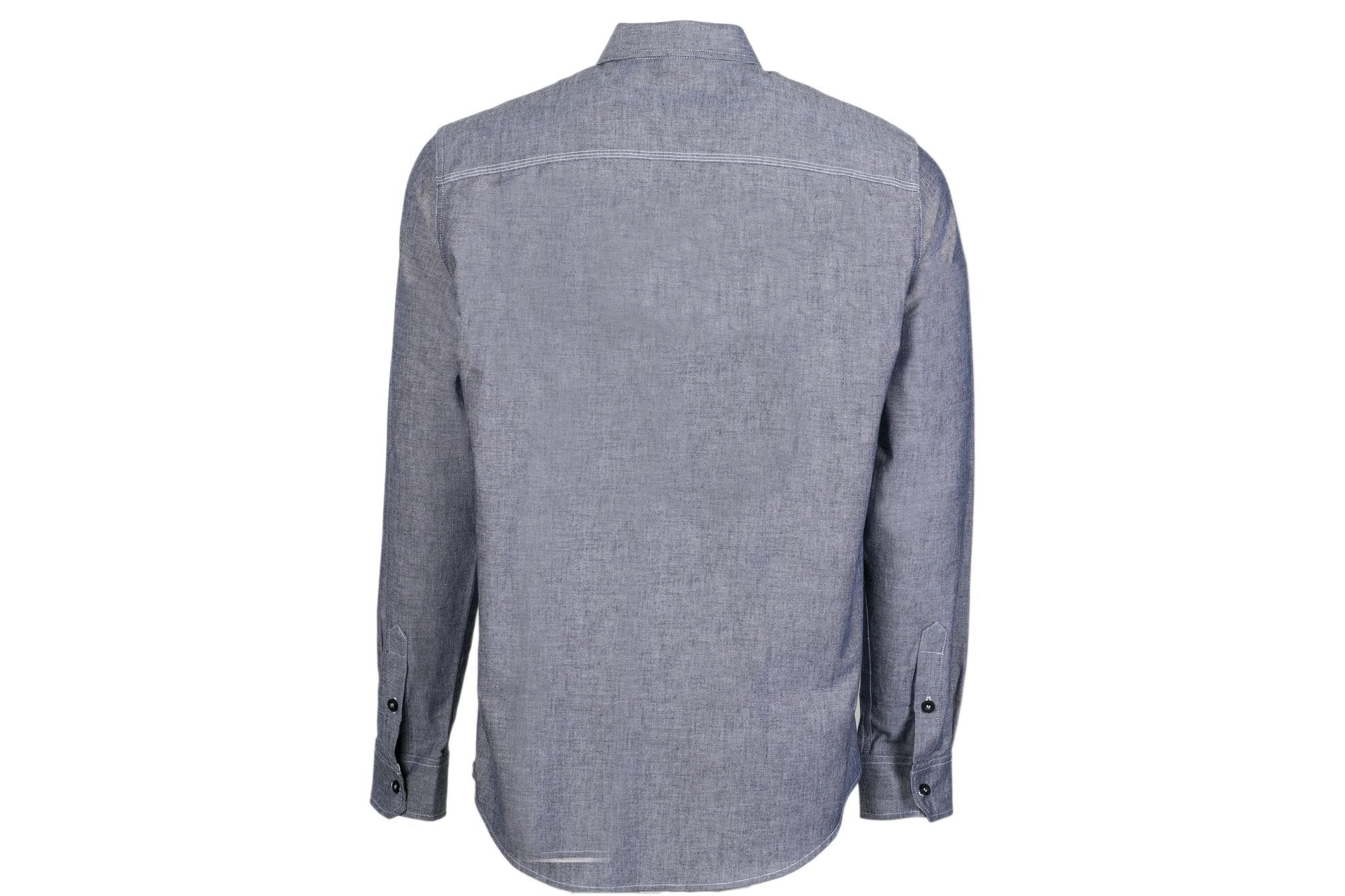 Men's Elli - Indigo Slate Blue Chambray