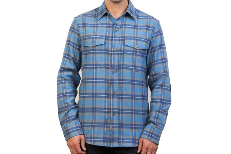 Men's Leon - Smokey Blue Flannel