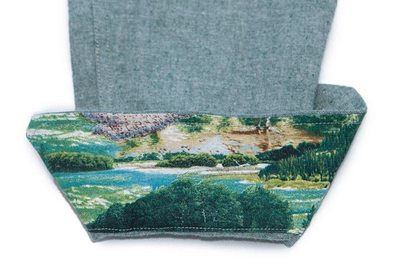 Men's Timber Green Chambray