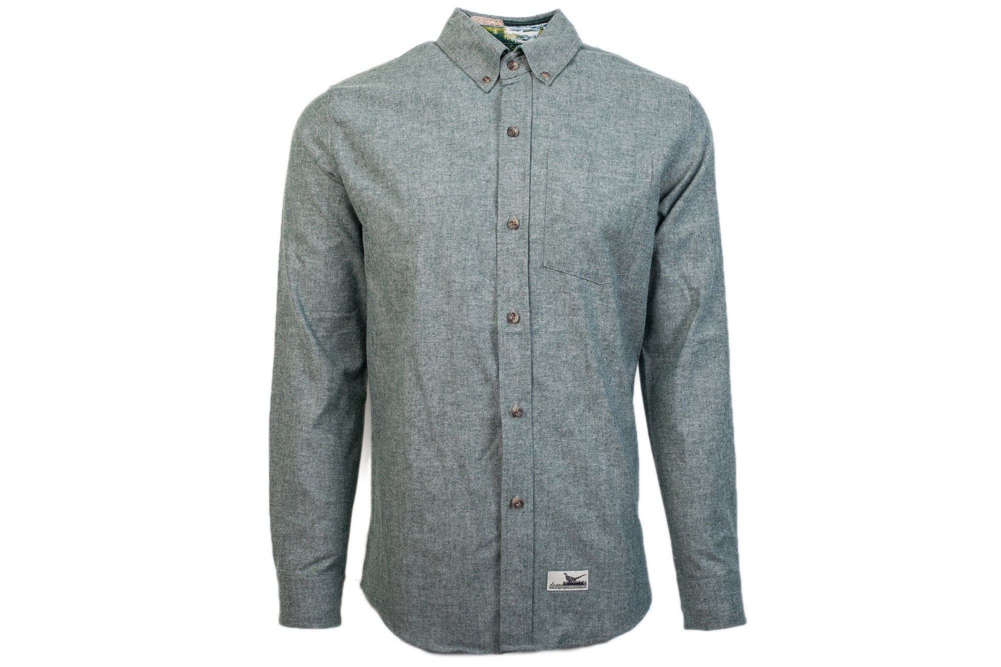 Men's Timber Green Chambray