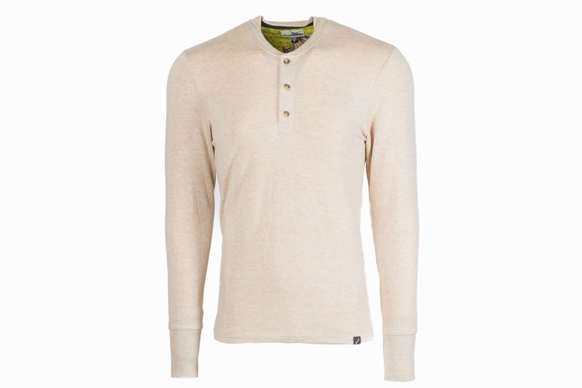 Men's Oatmeal Henley