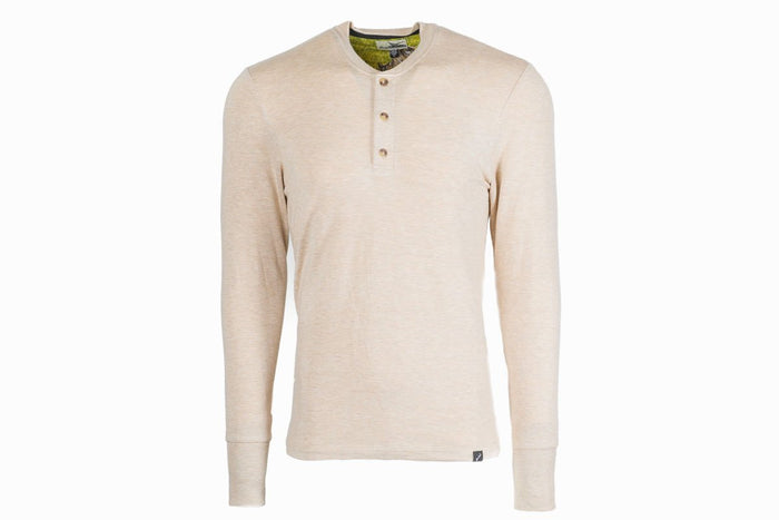 Men's Oatmeal Henley