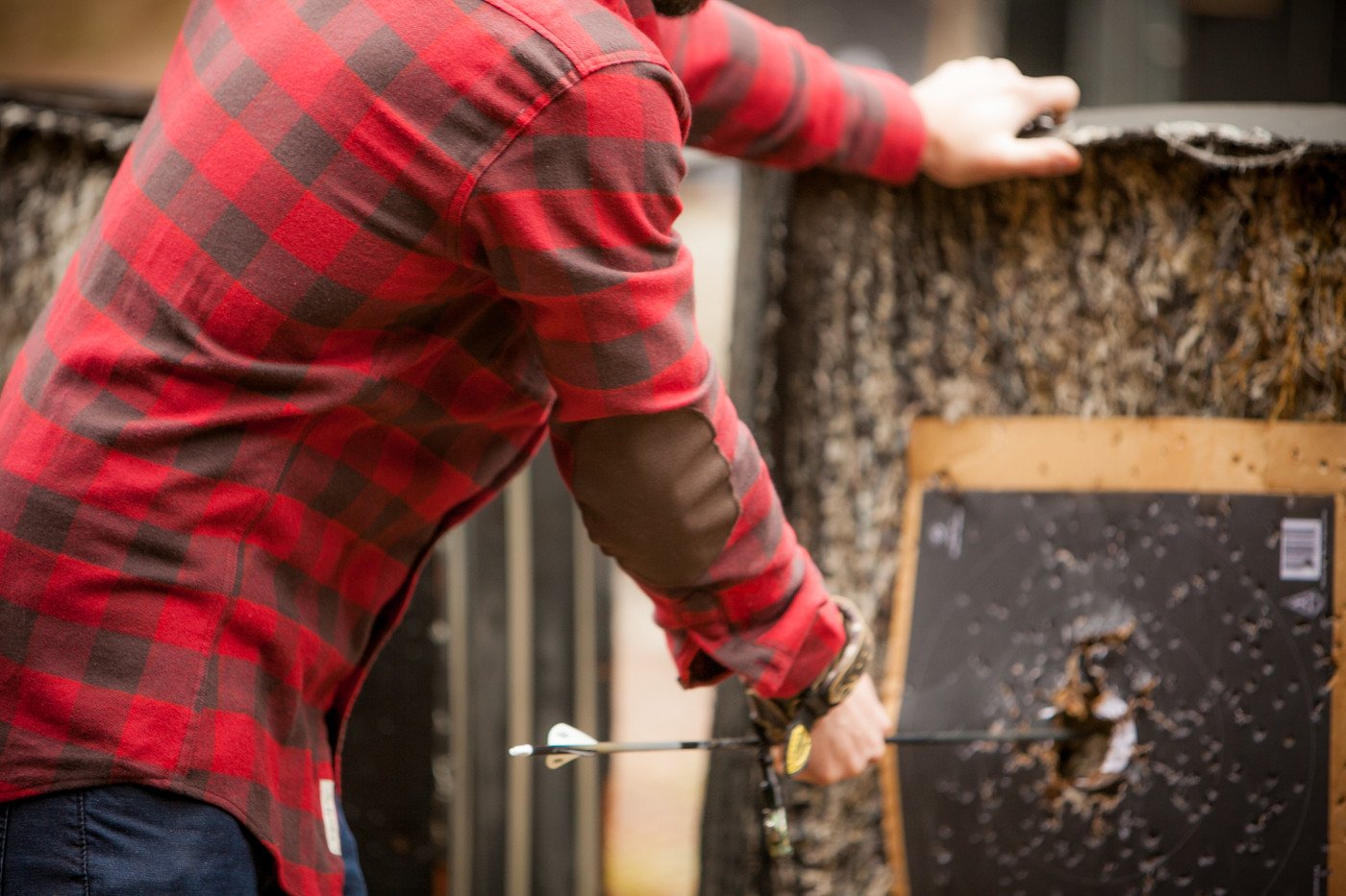 Men's Leon - Rust Red Flannel