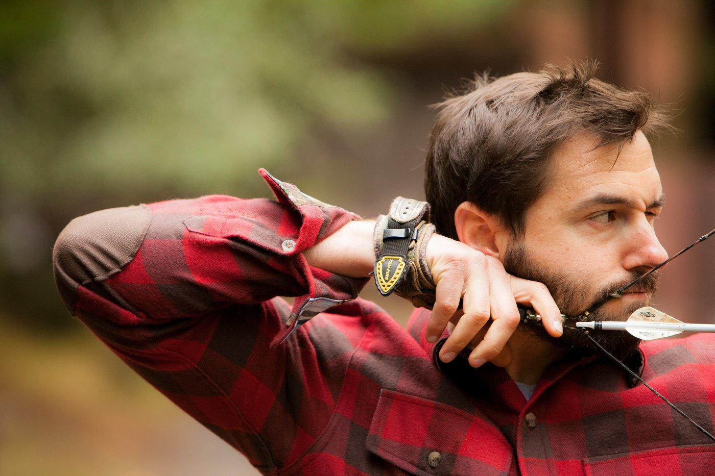 Men's Leon - Rust Red Flannel