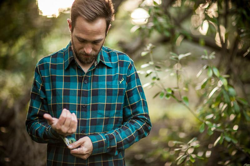 Men's Elli - Steel Blue Flannel