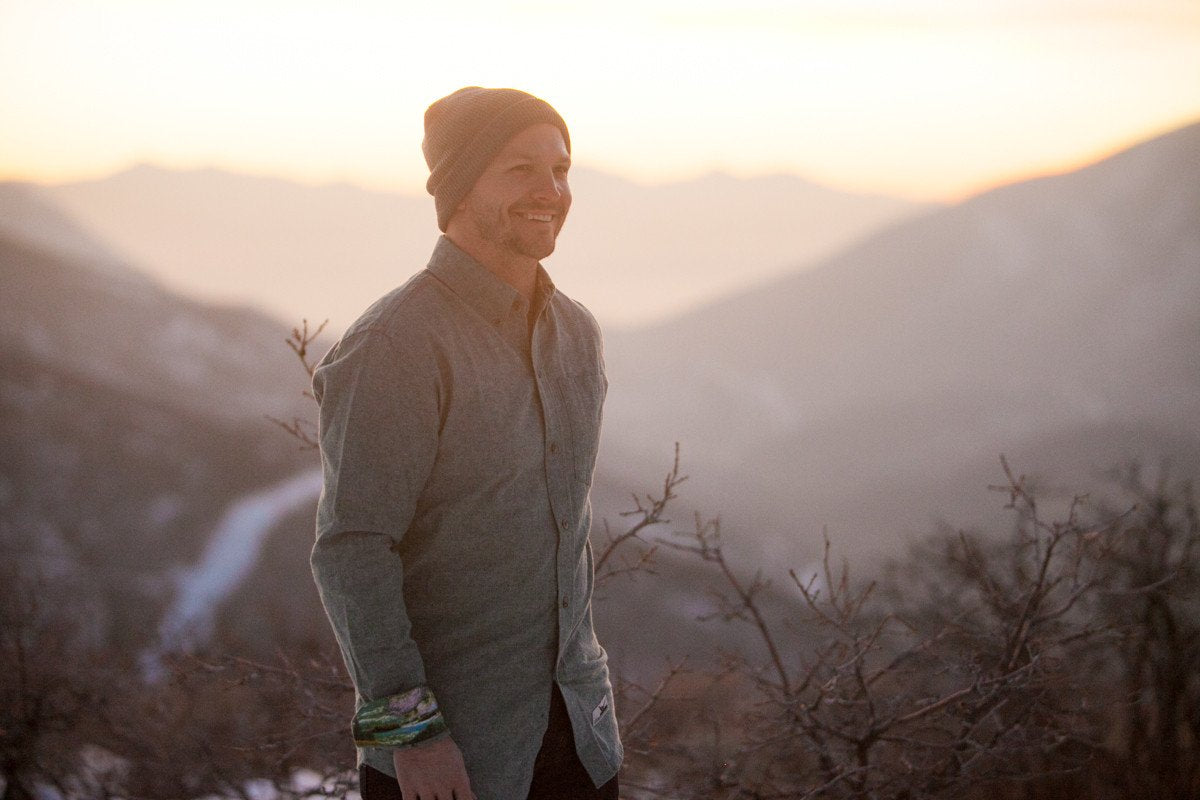 Men's Timber Green Chambray