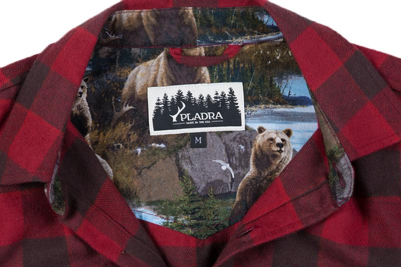 Men's Leon - Rust Red Flannel