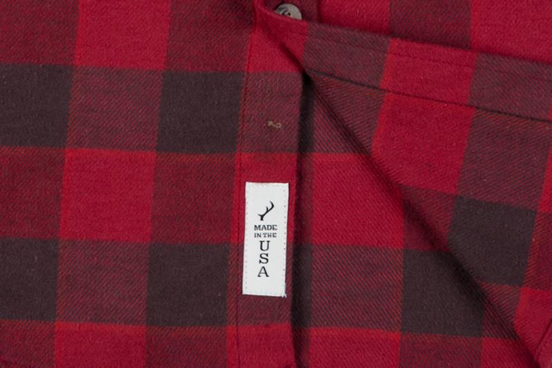 Men's Leon - Rust Red Flannel