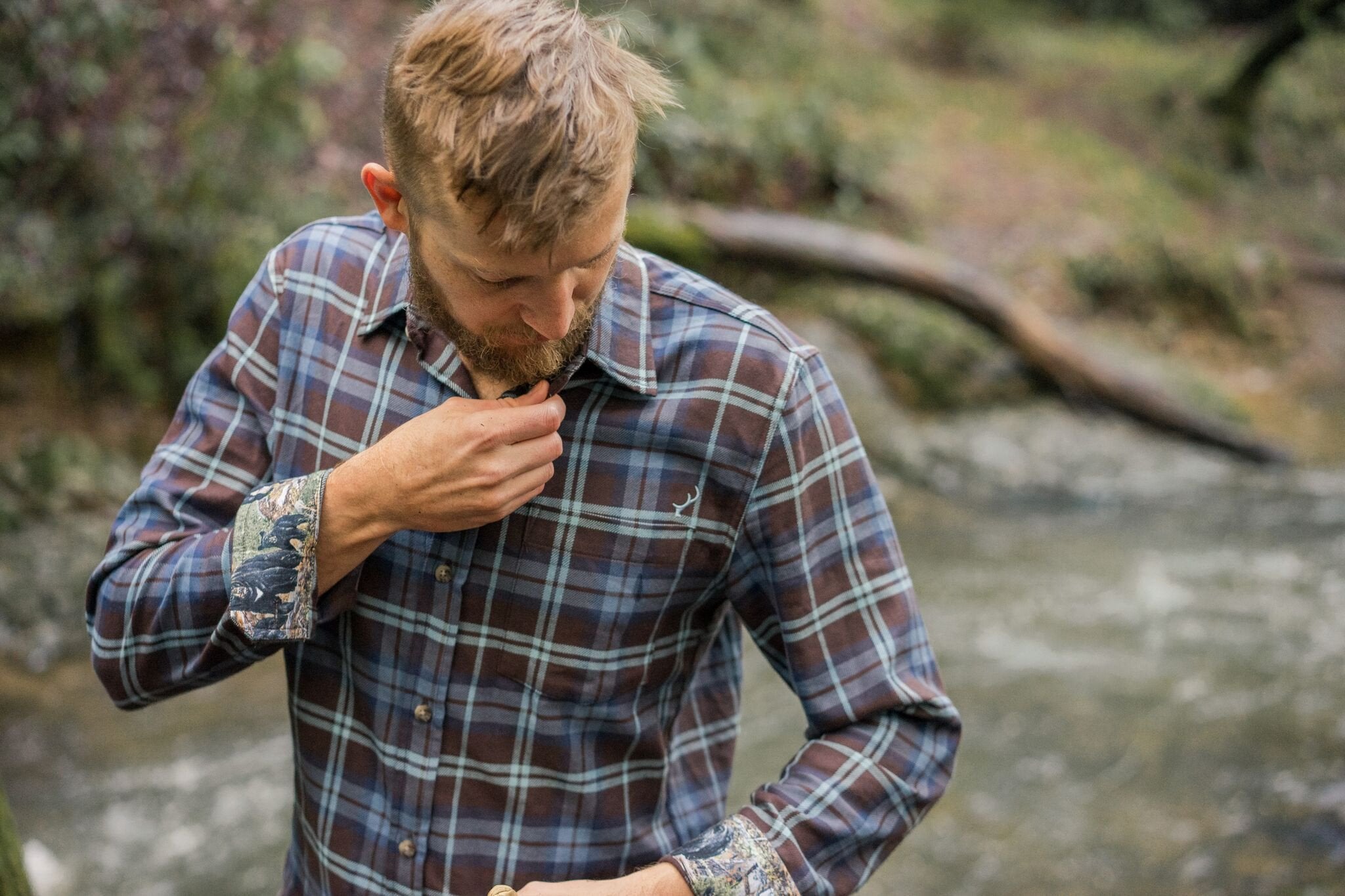 Men's Elli - Cazadero Brown Flannel